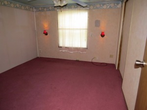 This is the room we will redecorate and call our own.